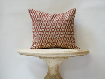 220. Handmade Block Print Pillow