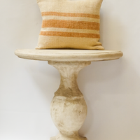 224. Handmade Textured Linen Stripe Pillow