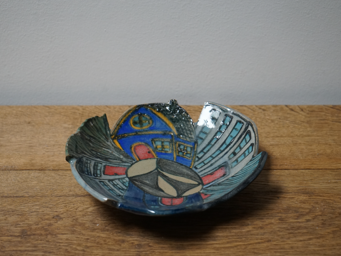 Hand Painted Ceramic Bowl