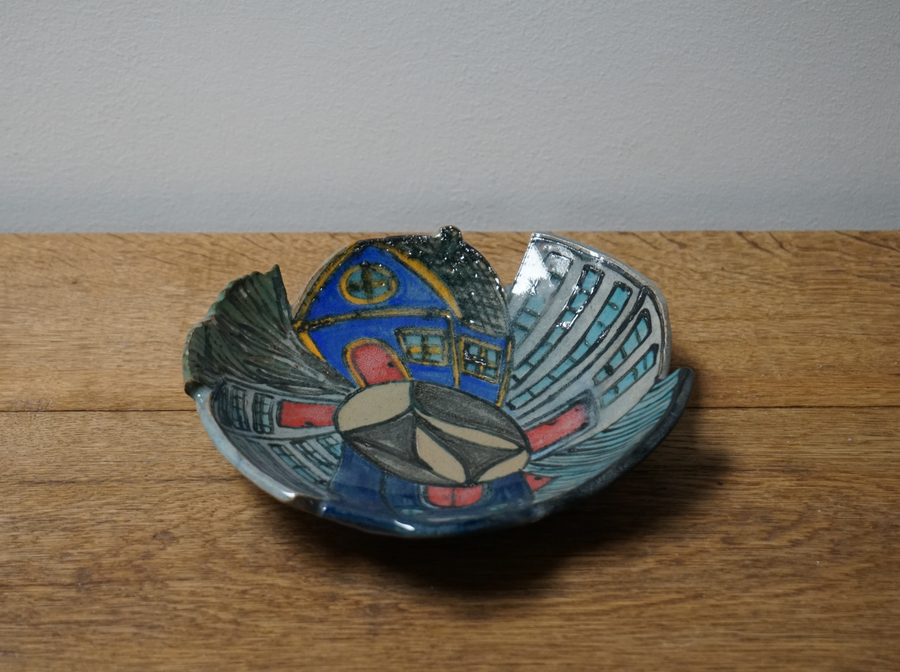 Hand Painted Ceramic Bowl