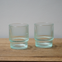 Ribbed Tumblers (set of two)
