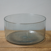 Large Blown Glass Serving Bowl