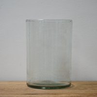 Short Blown Glass Vase