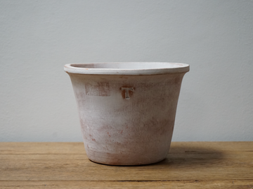 Whitewash Terracotta Pot