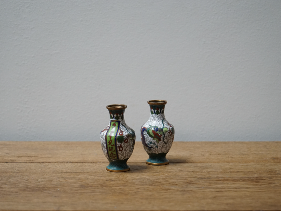 Small Cloisonné Vase (pair)