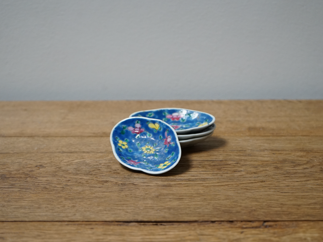 Cloisonné Sauce Dishes (set of four)