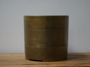 Vintage Brass Bucket Planter