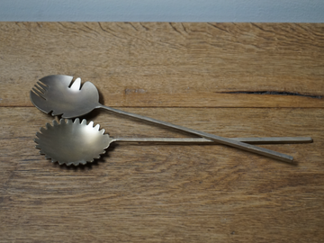 Aged Brass Serving Set