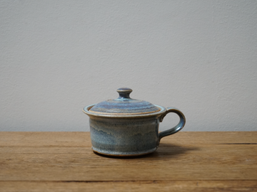 Hand Thrown Mini Crock - Indigo