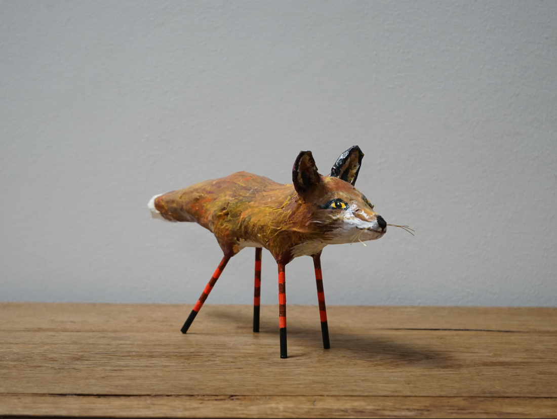 Paper Mache Fox