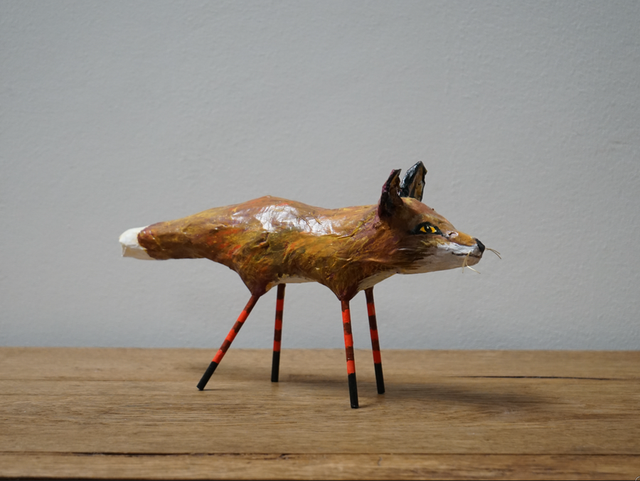 Paper Mache Fox