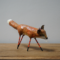 Paper Mache Fox 2