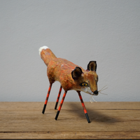 Paper Mache Fox 2