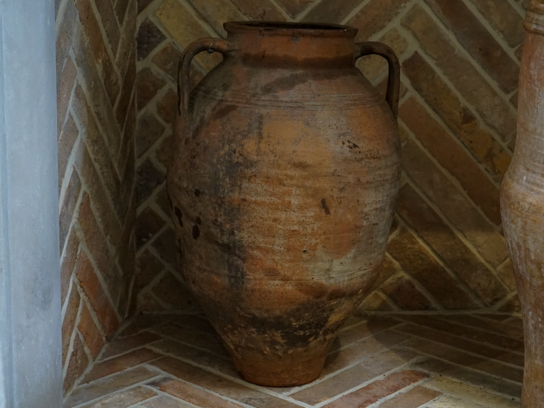 Vintage Turkish Olive Jar (Medium)