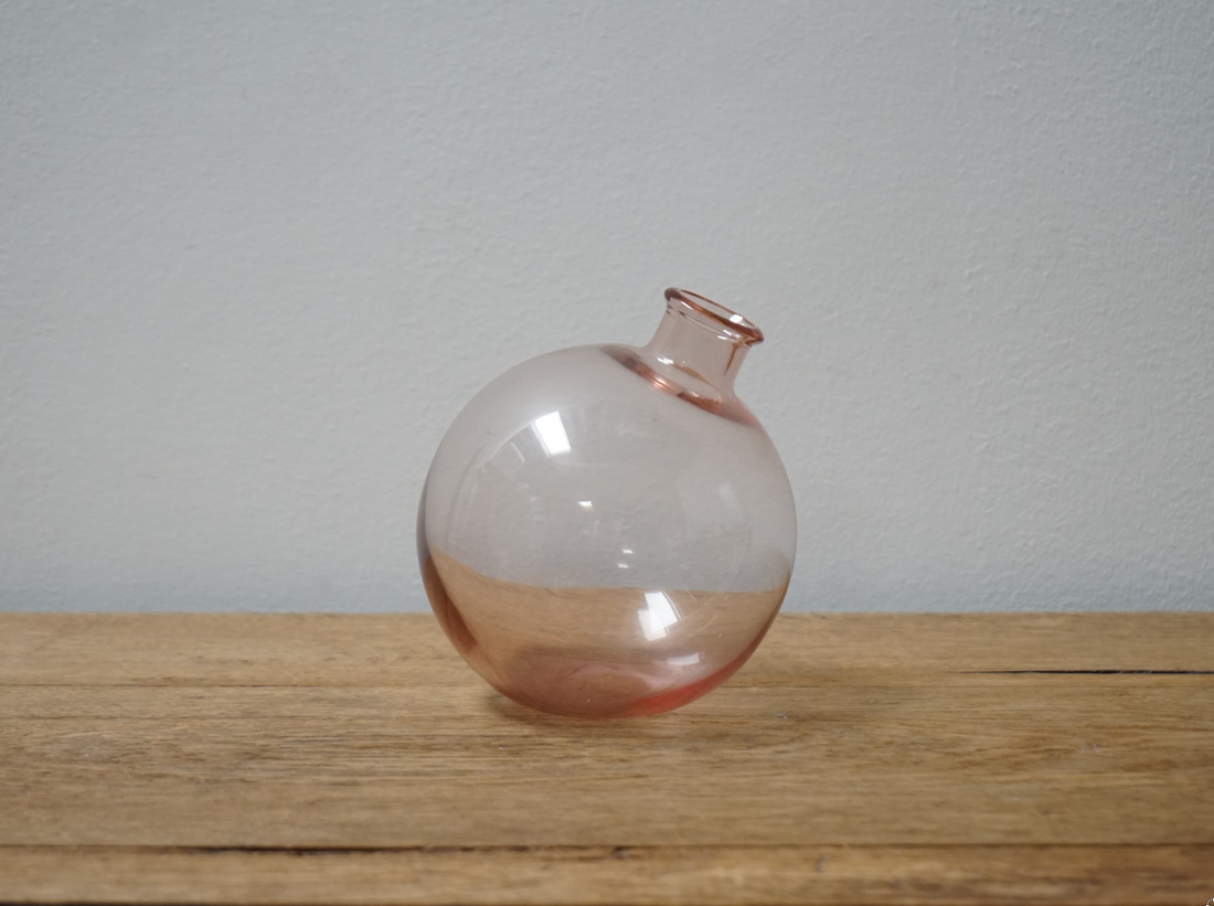 Blown Glass Bud Vase (pink)