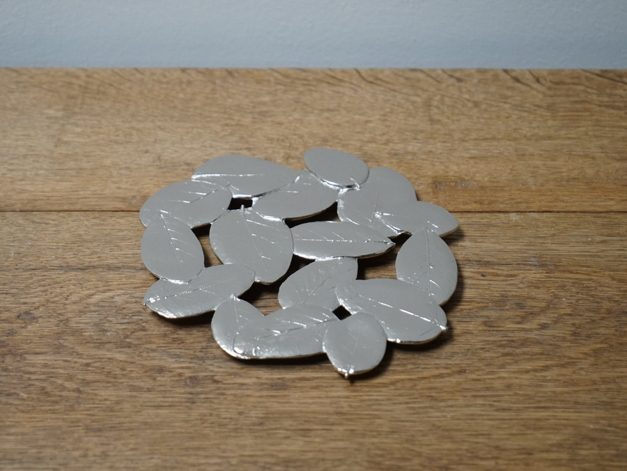 Silver Leaf Trivet