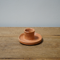 Mexican Clay Candle Holder