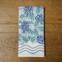 Cobalt Garden Napkin