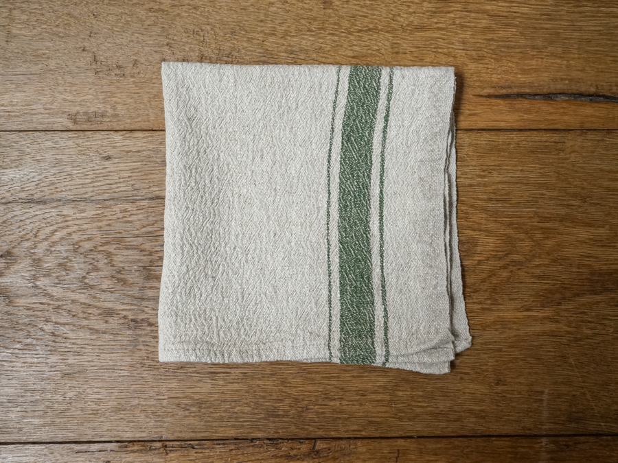 Green Stripe Kitchen Towel