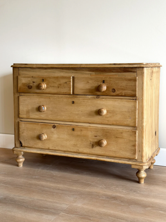 Antique English Pine Dresser