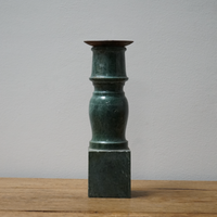 Vintage Jade Candlestick