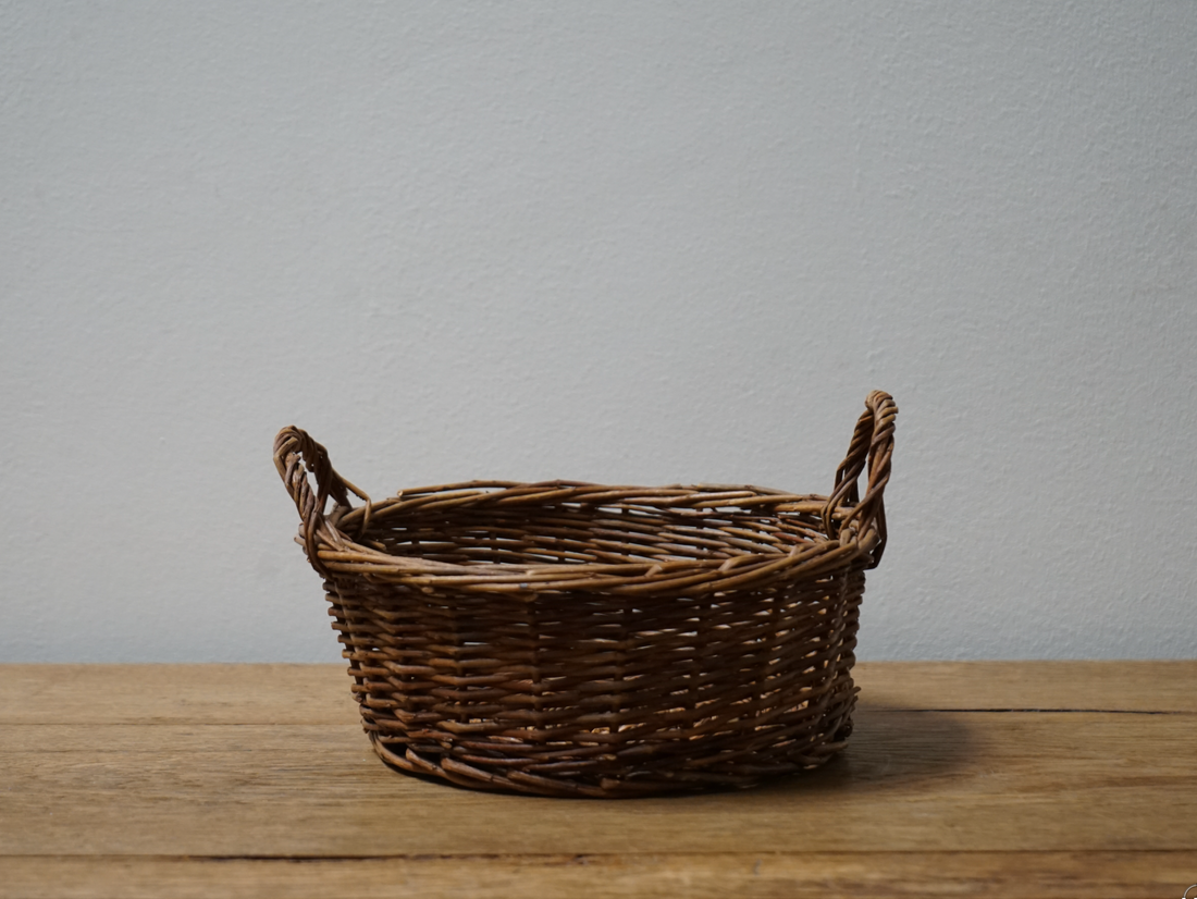 Vintage French Wicker Basket