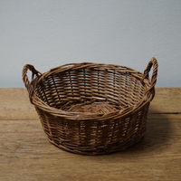 Vintage French Wicker Basket