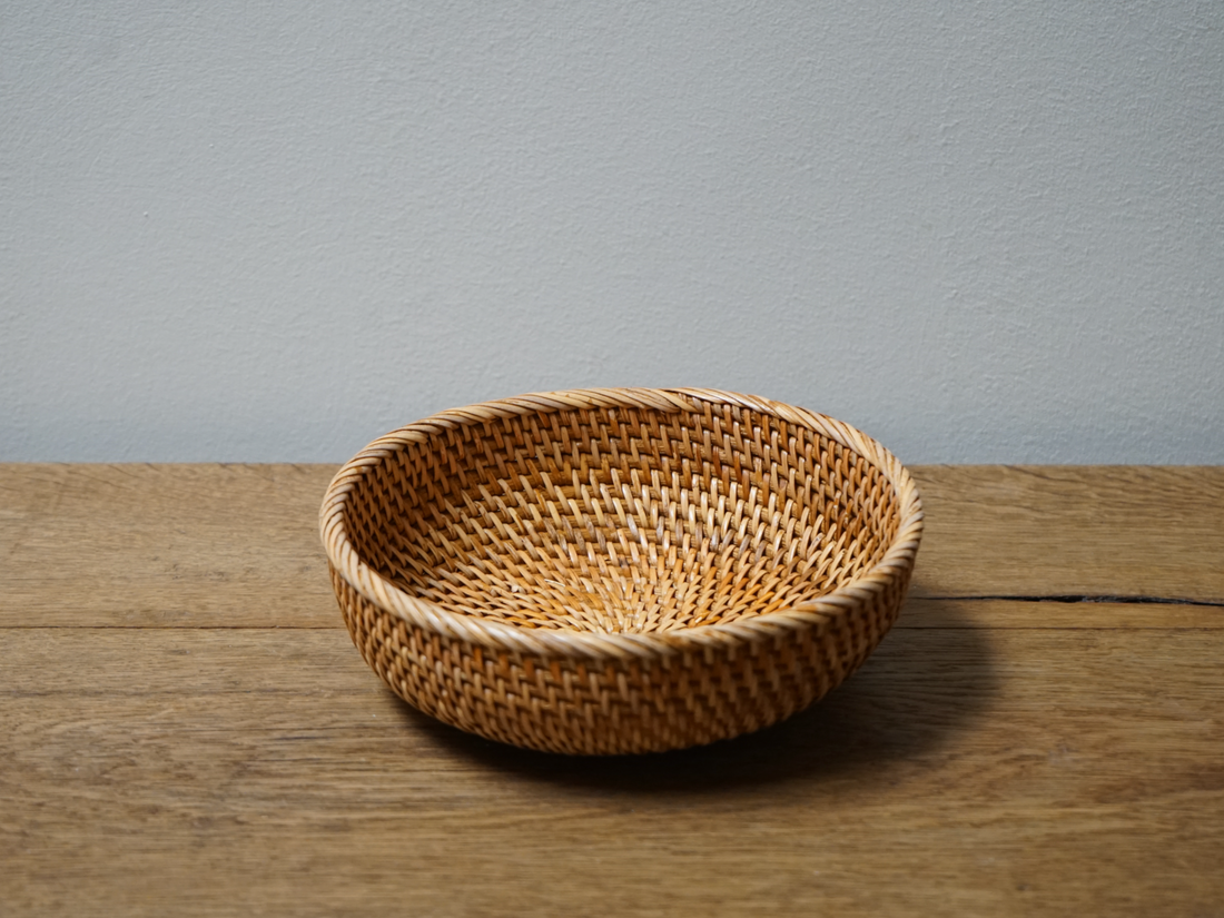 Small Vietnamese Rattan Basket