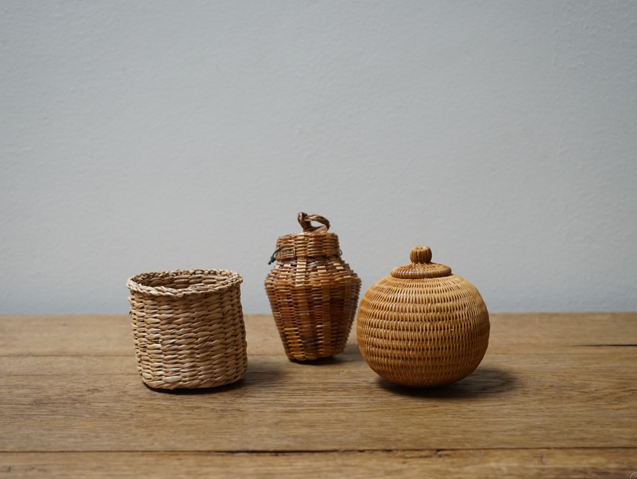 Mini Woven Baskets (set of three)