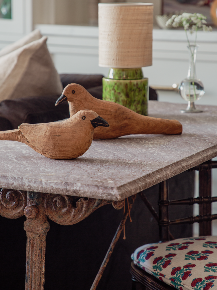 Antique French Marble Bistro Table