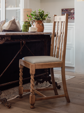 Bleached Oak Dining Chair (set of two)