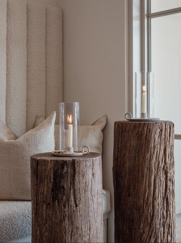 Hand thrown Candle Holder