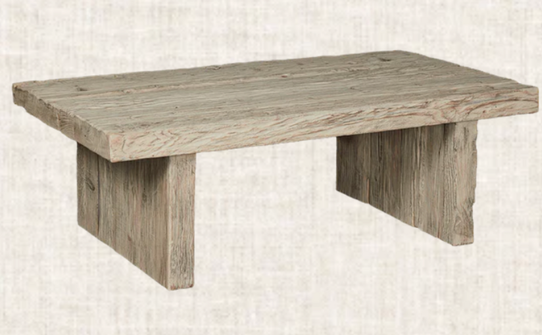 Elm Coffee Table - Bleached