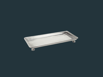 Match Footed Rectangle Service/Vanity Tray, Small