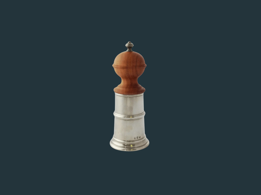 Match Wood & Pewter Pepper Mill