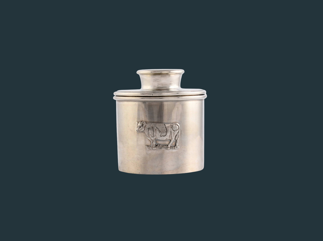 Classic Pewter French Butter Bell