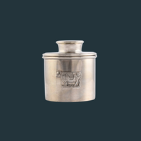 Classic Pewter French Butter Bell