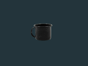 Espresso Enamel Cup