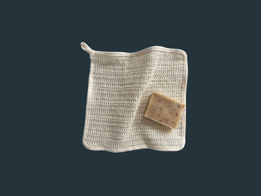 Natural Exfoliating Ramie Washcloth