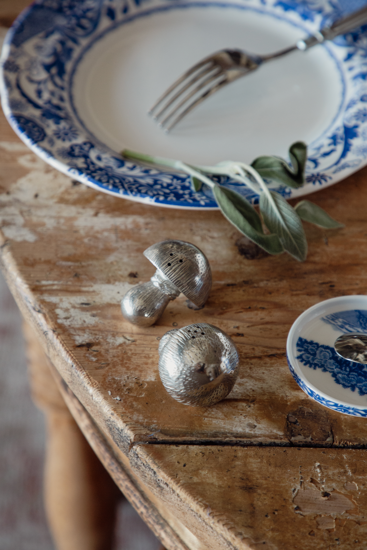 Spode Blue Italian Brocato Dinner Plate (set of 4) – Le Marché