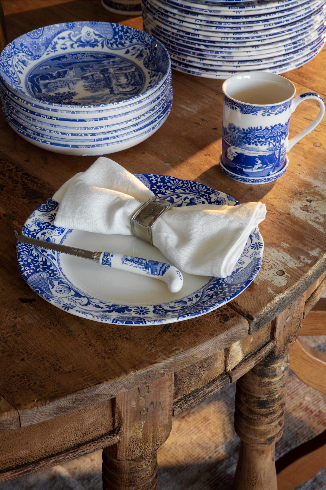 Spode Blue Italian Pasta Bowl (set of 4) - Main Image