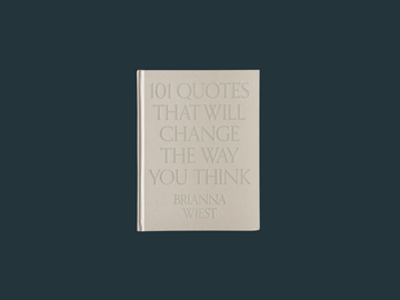 101 Quotes That Will Change The Way You Think - table book