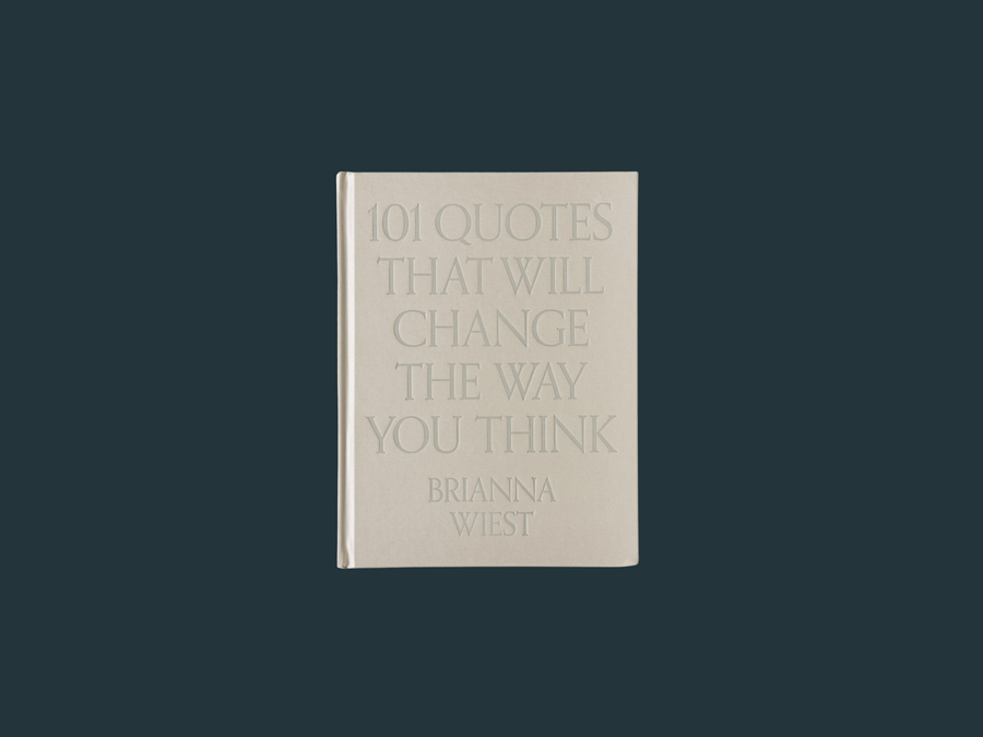 101 Quotes That Will Change The Way You Think - table book