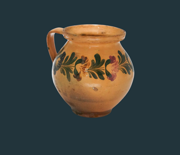 29. Hand Painted Antique Hungarian Pitcher