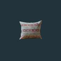 101. Handmade Block Print Small Lumbar Pillow