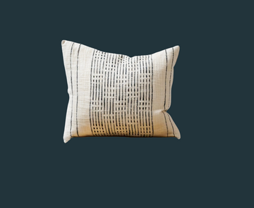 09. Handmade Vintage Mini Lumbar Throw Pillow