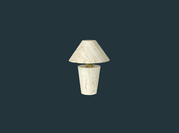 Travertine Table Lamp