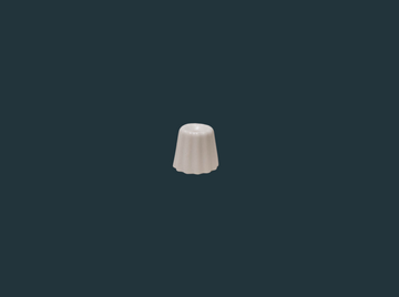 Matte White Porcelain Candle Holder