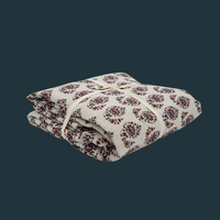 Paisley Block Printed Linen Duvet and Shams