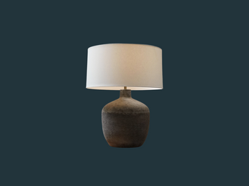 Unearthed Rhino Terracotta Table Lamp